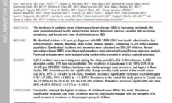 Trends in Epidemiology of Pediatric Inflammatory Bowel Disease in Canada: Distributed Network Analysis of Multiple Population-Based Provincial Health Administrative Databases